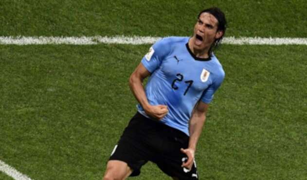 Edinson Cavani, delantero de Uruguay