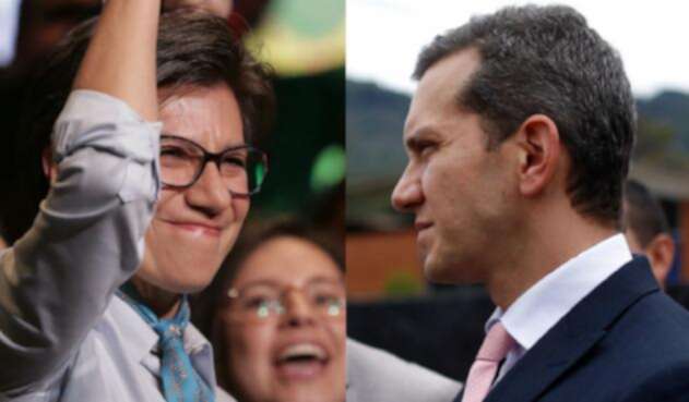 Claudia López y Alfredo Ramos