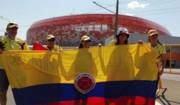 Hinchas colombianos Hinchas colombianos
