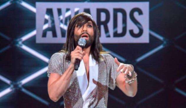 Conchita Wurst con su look antiguo Conchita Wurst con su look antiguo