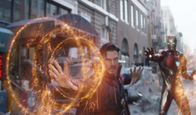 Benedict Cumberbatch como Doctor Strange en Avengers Infinity War