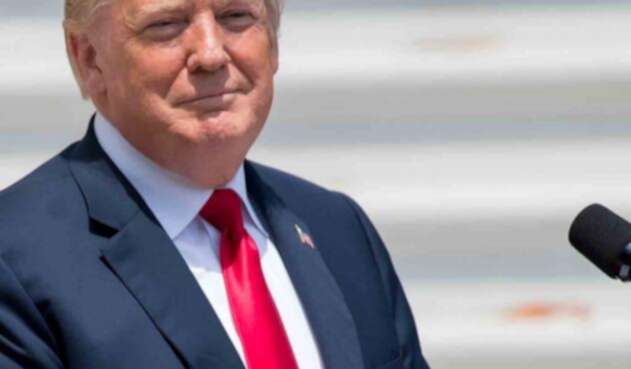 Donald Trump, presidente de Estados Unidos a su llegada a Bruselas.