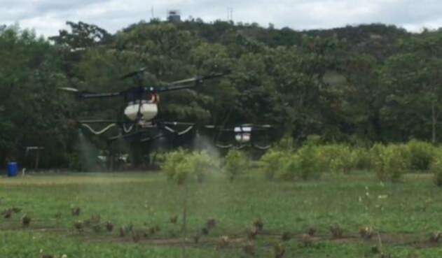 El Ministerio de Defensa planea utilizar drones para erradicar cultivos ilegales.