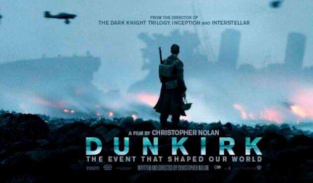 Afiche promocional de la película Dunkirk