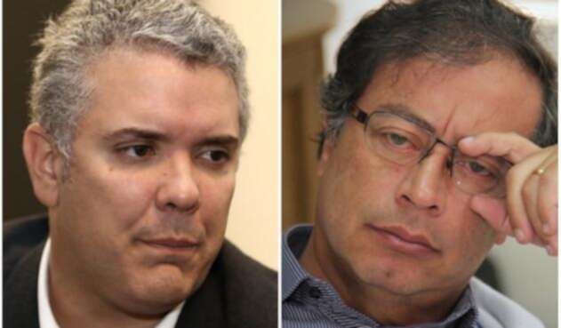Duque y Petro