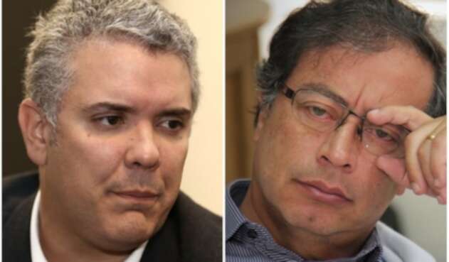 Duque y Petro
