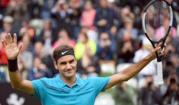 Federer volvió a las canchas tras tres meses de para Federer volvió a las canchas tras tres meses de para