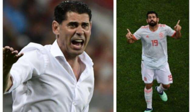 El DT español sacó al delantero a los 77 minutos de juego El DT español sacó al delantero a los 77 minutos de juego