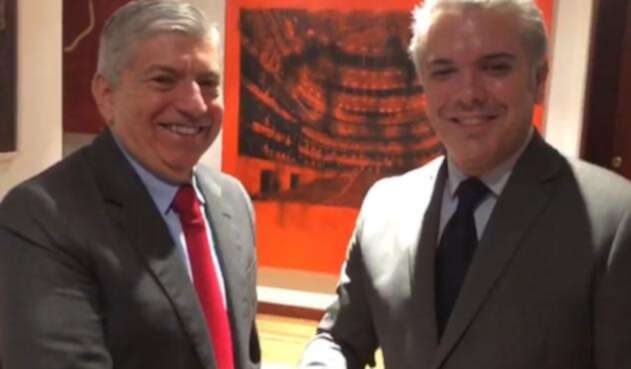 Iván Duque y César Gaviria