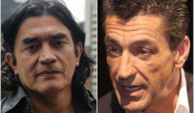 Gustavo Bolívar, congresista electo, y Luis Fernando Montoya, actor fallecido