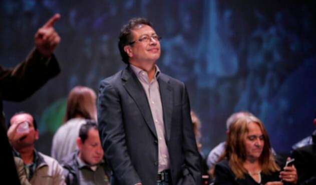 Gustavo Petro, ex aspirante presidencial, en Bogotá