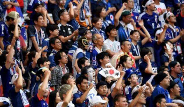 Hinchas japoneses