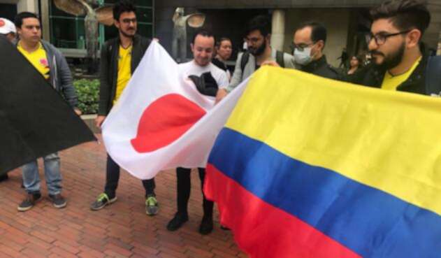 Foto hinchas Colombia