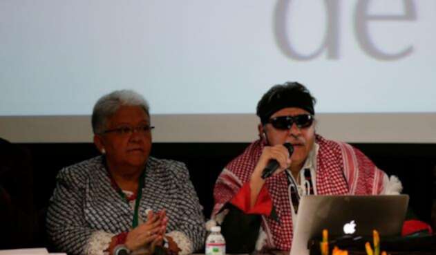 Imelda Daza y Jesús Santrich