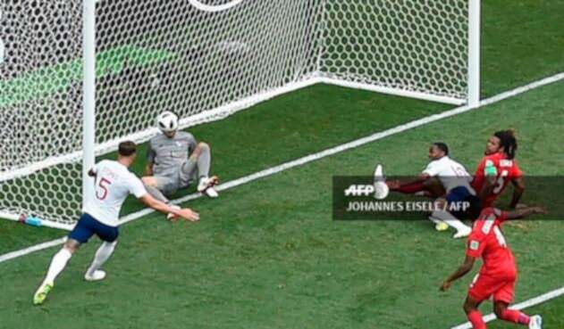 Los ingleses celebrando la goleada propinada a Panamá Los ingleses celebrando la goleada propinada a Panamá