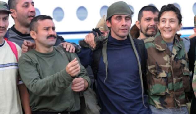Ingrid Betancourt y los liberados de la Operación Jaque