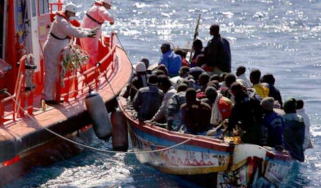 Migrantes Mediterráneo.