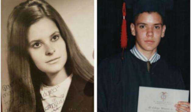 Iván Duque y Marta Lucía Ramirez en su adolescencia