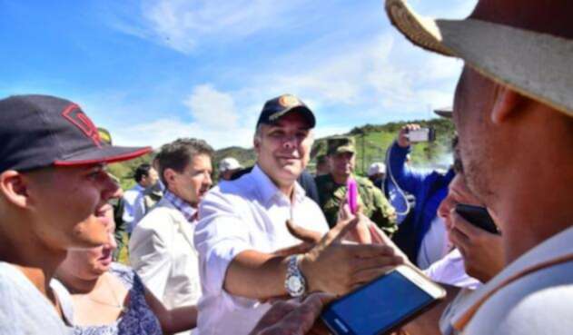 Iván Duque en Gómez Plata (Antioquia)