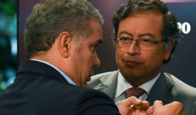 Iván Duque y Gustavo Petro