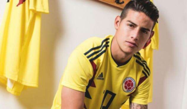 James Rodríguez, volante de Colombia James Rodríguez, volante de Colombia