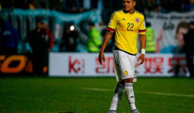 Jeison Murillo con la Selección Colombia el 26 de junio de 2015, en Viña del Mar (Chile)