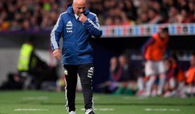 Jorge Sampaoli, técnico de Argentina
