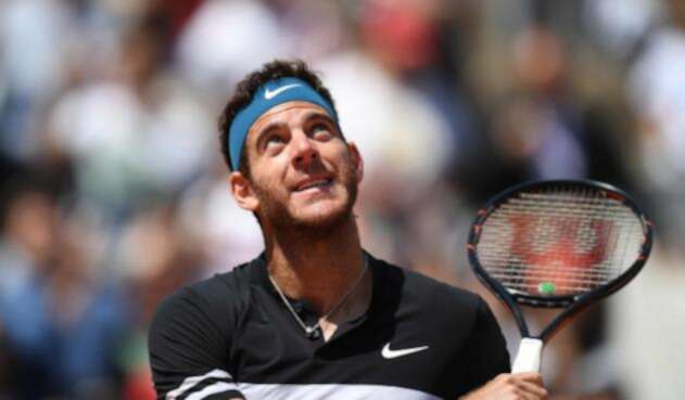 Juan Martín del Potro, tenista argentino, en el Roland Garros de París