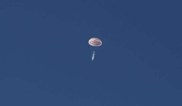 La nave tripulada rusa Soyuz MS-07