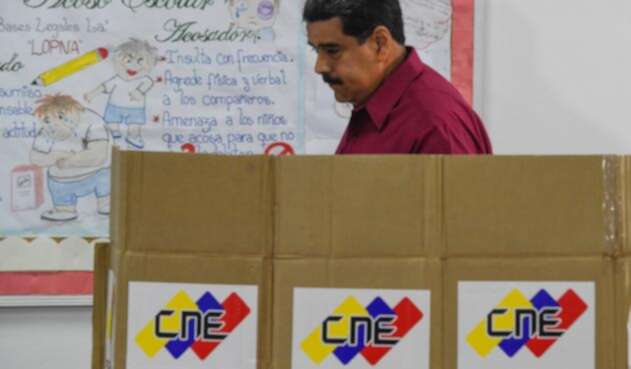 Nicolás Maduro, presidente de Venezuela, en Caracas