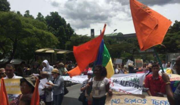 Marcha contra Hidroituango.