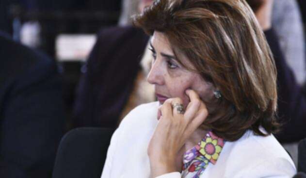 La canciller colombiana María Ángela Holguín