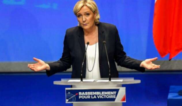 La líder ultraderechista francesa, Marine Le Pen