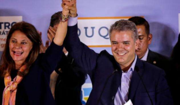 ¿Cuáles son los retos para Marta Lucía Ramírez en la Vicepresidencia? https://bit.ly/2Mk7RFA #LAFM Marta Lucía Ramírez e Iván Duque (vicepresidenta y presidente de la República electos)