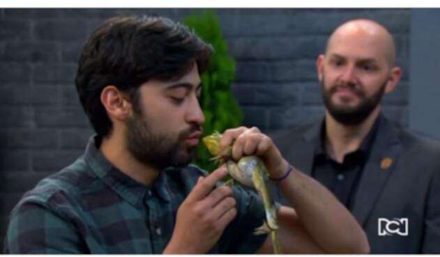 Variel Sánchez en Master Chef besó un sapo