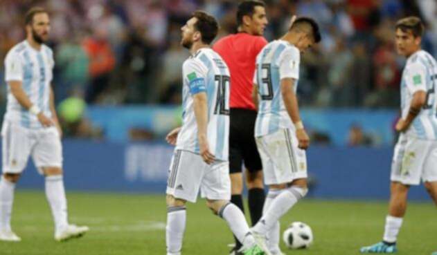 Messi decepcionado tras el partido