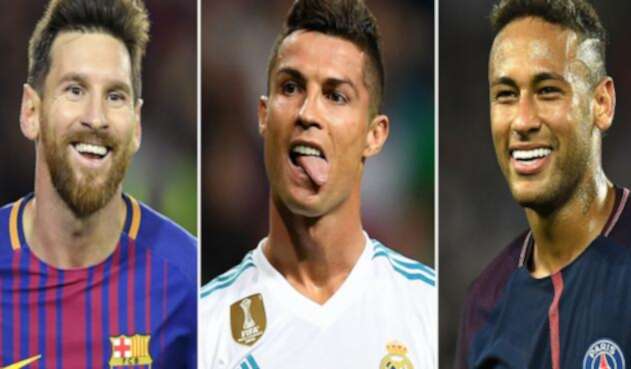 Messi, Cristiano y Neymar