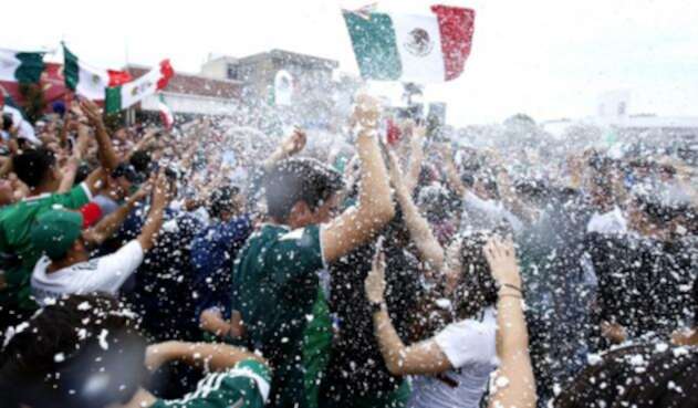 Hinchas mexicanos
