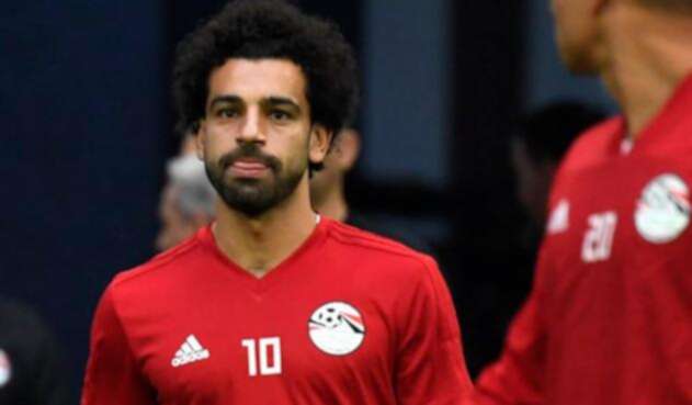 Mohamed Salah, delantero de la Selección de Egipto