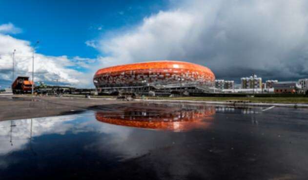 El estadio Mordovia Arena en Saransk (Rusia)