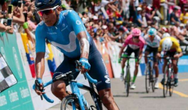 Nairo Quintana, ciclista colombiano al servicio de Movistar Team