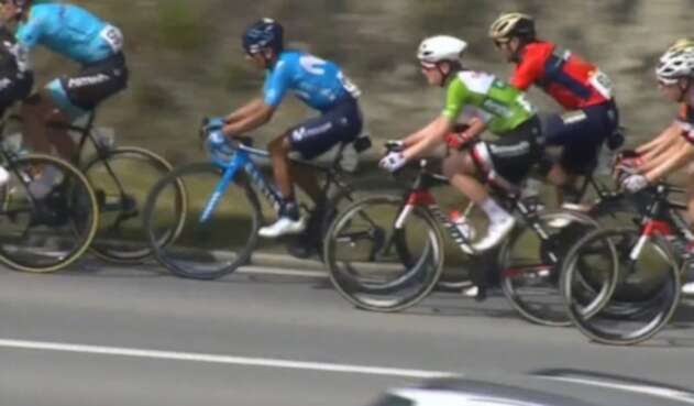 Nairo Quintana en la Vuelta a Suiza Nairo Quintana en la Vuelta a Suiza