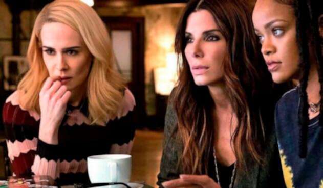Sandra Bullock con Rihanna en Ocean's 8