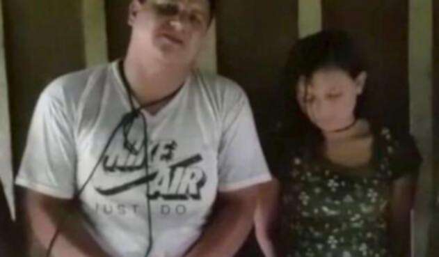 La pareja ecuatoriana secuestrada por alias Guacho La pareja ecuatoriana secuestrada por alias Guacho
