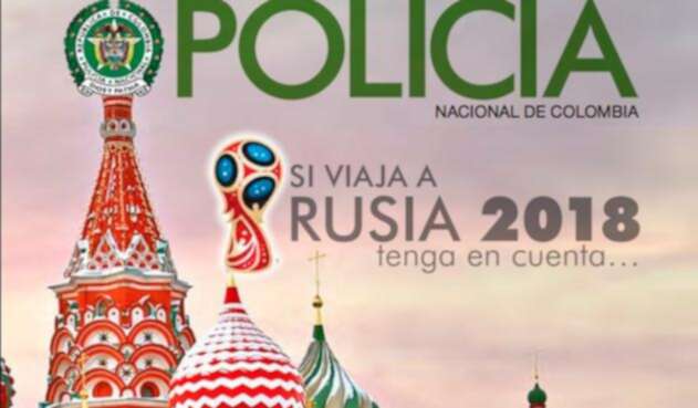 Foto de la guía práctica de la Policía Nacional para Rusia 2018