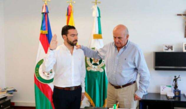 Posesión de Andrés Villamizar como secretario de seguridad de Cali