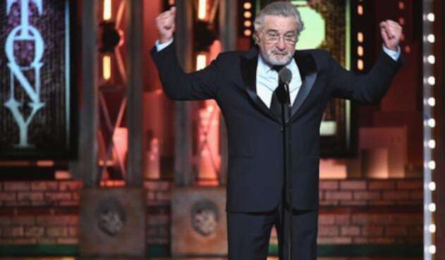 Robert de Niro en el Radio City Music Hall de Nueva York
