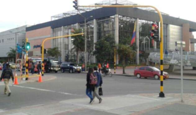 Semáforo en la ciudad de Bogotá