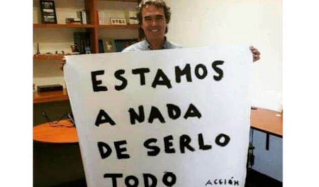 El excandidato presidencial Sergio Fajardo