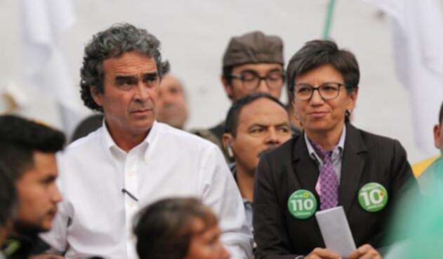 Sergio Fajardo y Claudia López, ex aspirantes a la Presidencia de Colombia